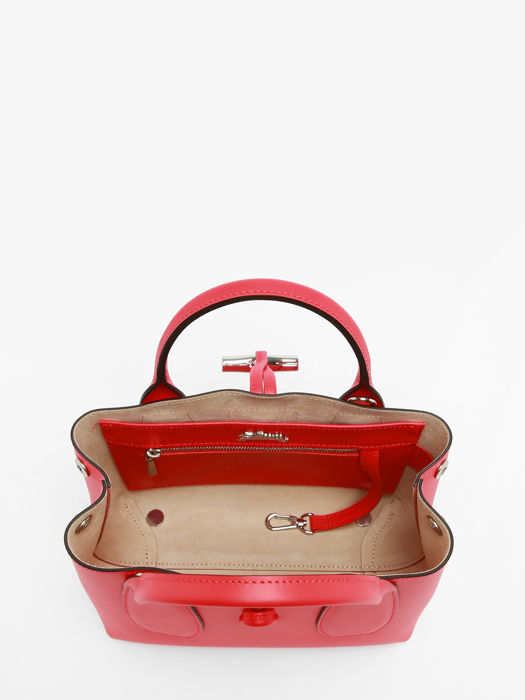 Longchamp Roseau box Sacs porté main Rouge