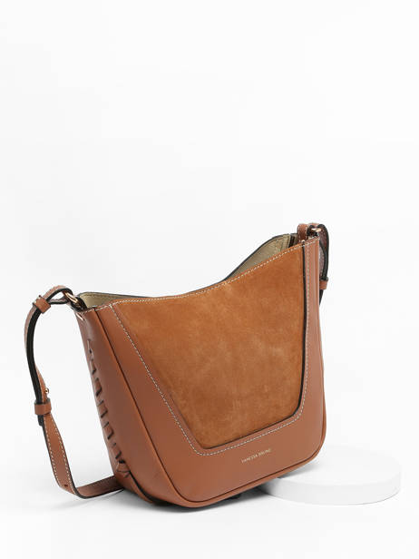 Sac Bandoulière Lou Cuir Vanessa bruno Marron lou 88V40905 vue secondaire 2