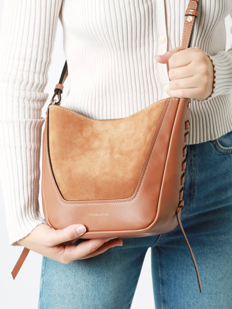 Sac Bandoulière Lou Cuir Vanessa bruno Marron lou 88V40905 vue secondaire 1