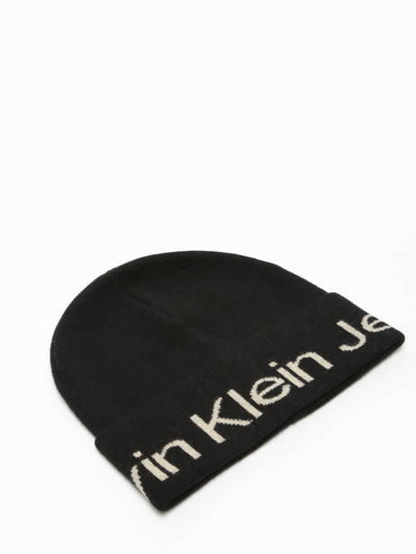 Bonnet Calvin klein jeans Noir logo K611271 vue secondaire 1