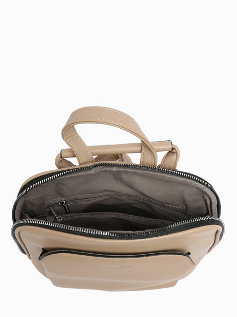 Sac à Dos Et épaule Miniprix Beige sable M9396 vue secondaire 3