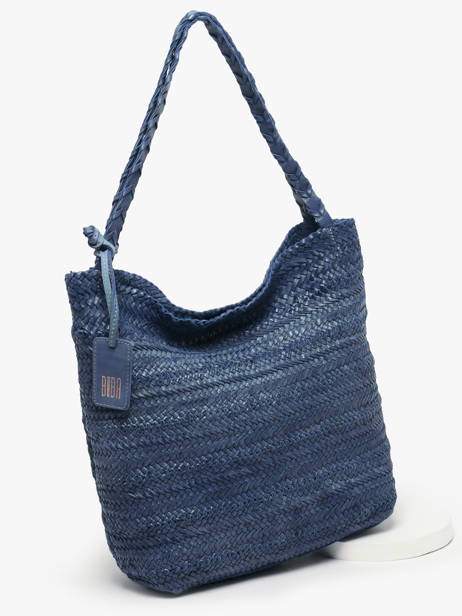 Sac Porté épaule Heritage Cuir Biba Bleu heritage RUB1L vue secondaire 2