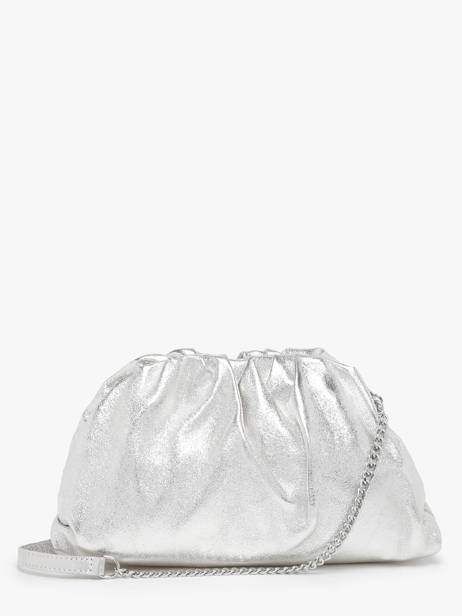 Sac Bandoulière Nine Cuir Milano Argent nine NI23112 vue secondaire 4