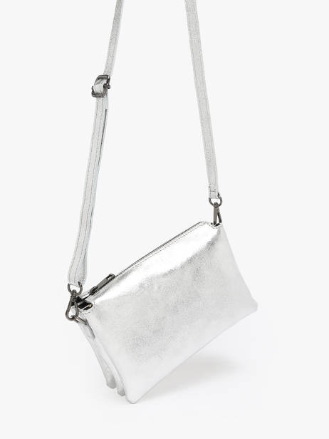 Sac BandouliÃ¨re Nine Milano Argent nine NI23116 vue secondaire 2