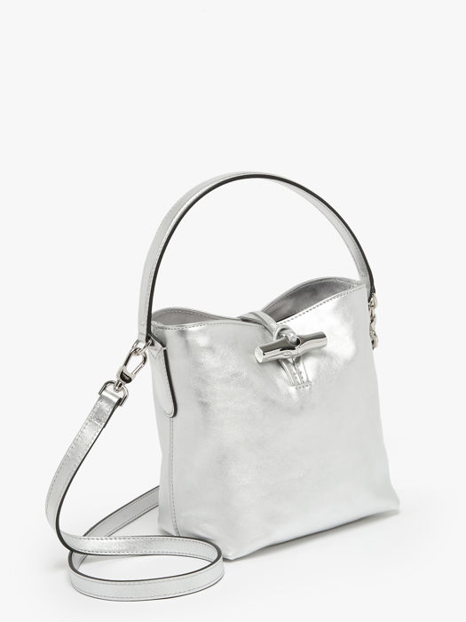 Longchamp Roseau essential colors Sacs porté travers Argent