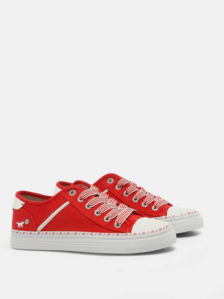 Sneakers  Mustang Rouge women 1376303 vue secondaire 3