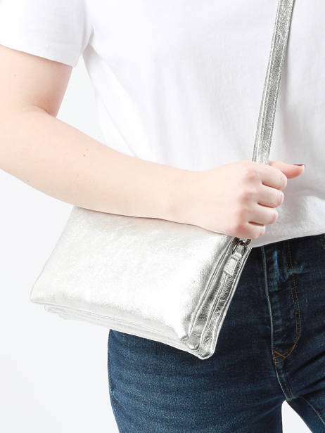 Sac BandouliÃ¨re Nine Milano Argent nine NI23116 vue secondaire 1