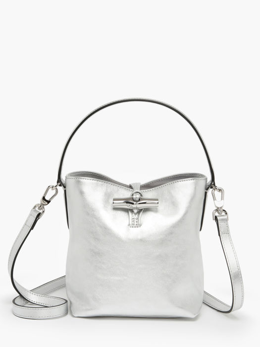 Longchamp Roseau essential colors Sacs porté travers Argent