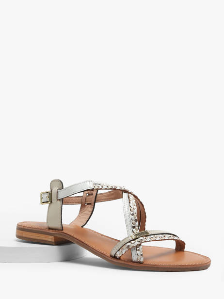 Nu-pieds En Cuir Les tropeziennes Blanc women HOMONGO vue secondaire 1