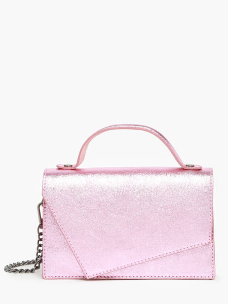 Sac Bandoulière Nine Cuir Milano Rose nine NI23111