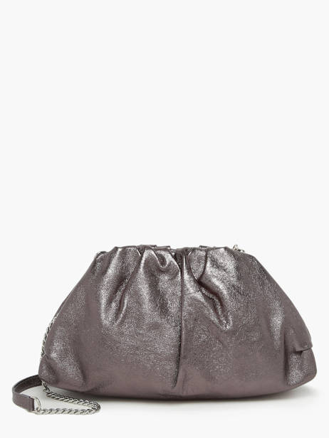 Sac BandouliÃ¨re Nine Cuir Milano Gris nine NI23112