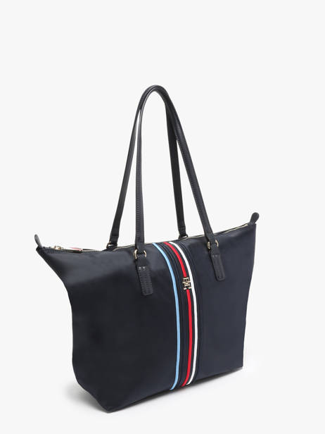 Cabas Poppy Nylon Tommy hilfiger Bleu poppy AW15981 vue secondaire 2