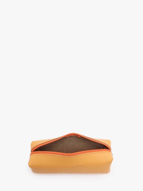 Trousse Cuir Own stuff Orange pen bag OS020 vue secondaire 1