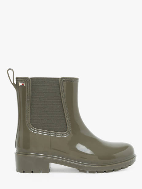 Bottes De Pluie Tommy hilfiger Vert women 8213BDS