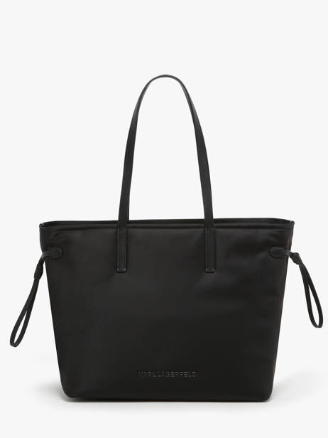 Sac Porté épaule K Ikonic 2.0 Nylon Karl lagerfeld Noir k ikonic 2.0 245W3059 vue secondaire 4