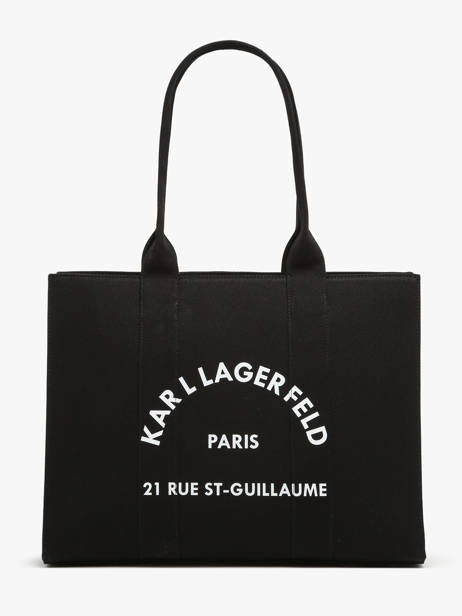 Sac Porté épaule Rsg Coton Karl lagerfeld Noir rsg 245W3855