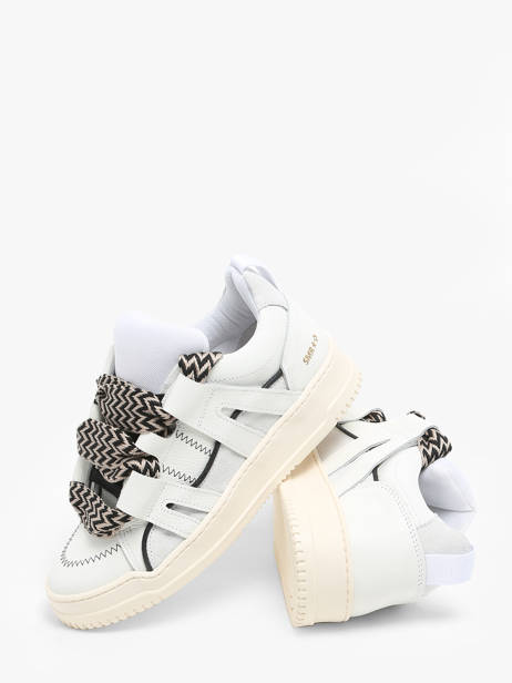 Sneakers Inna En Cuir Semerdjian Blanc women INNA246 vue secondaire 3