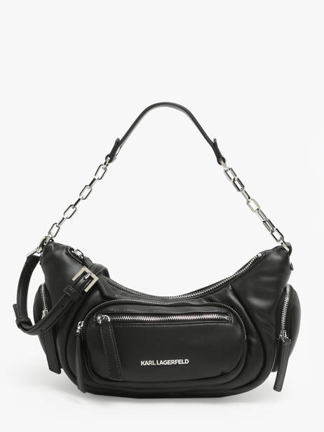 Sac Bandoulière K City Polyester Karl lagerfeld Noir k city 245W3045