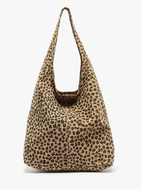 Sac Porté épaule Velvet Leopardo Cuir Milano Marron velvet leopardo VL24062