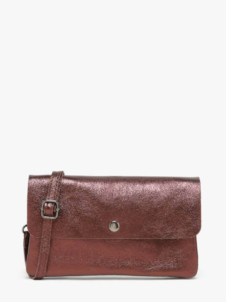 Sac Bandoulière Nine Cuir Milano Marron nine NI23067