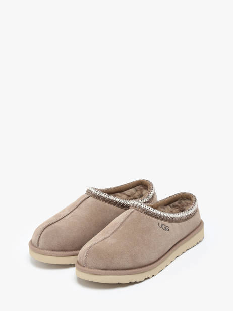 Chaussons Tasman En Cuir Ugg Beige men 5950 vue secondaire 1