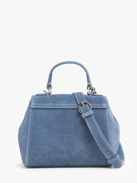 Sac Porté Main Denim Nathan baume Bleu denim 4D vue secondaire 4