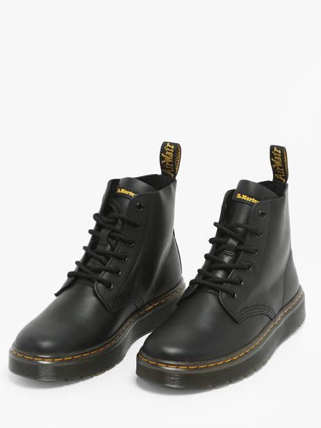 Bottines En Cuir Dr martens Noir unisex 27778001 vue secondaire 2