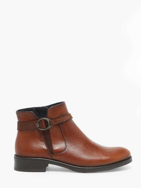 Bottines En Cuir Dorking Marron theme D8003