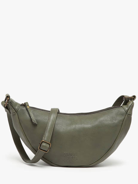 Sac Bandoulière Cow Cuir Basilic pepper Vert cow BCOW73