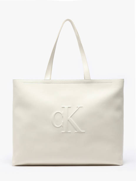 Sac Porté épaule Sculpted Calvin klein jeans Blanc sculpted K612724