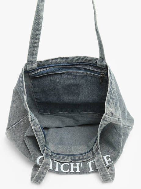 Sac Porté épaule Denim Coton Miniprix Bleu denim 33001 vue secondaire 1