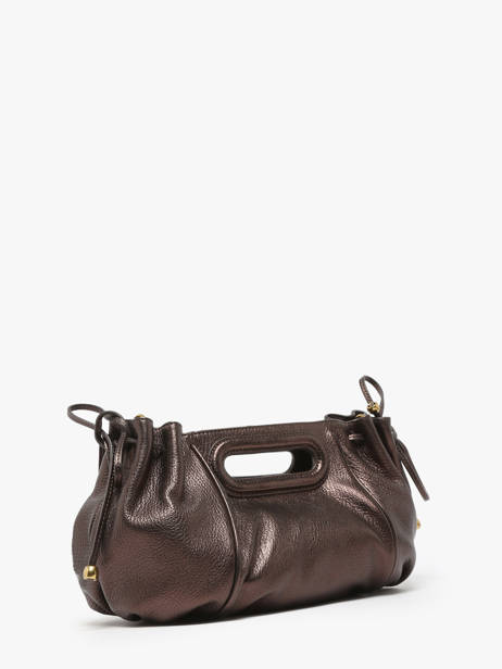 Sac Bandoulière Gun Metal Cuir Gerard darel Marron gun metal DAS08446 vue secondaire 1