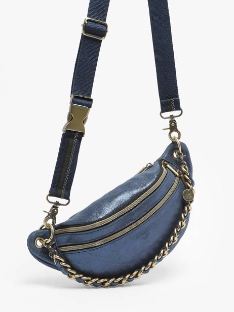 Sac Banane Mila louise Bleu vintage 23689X vue secondaire 1