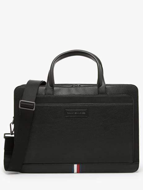 Porte Documents (main) Tommy hilfiger Noir business AM12710