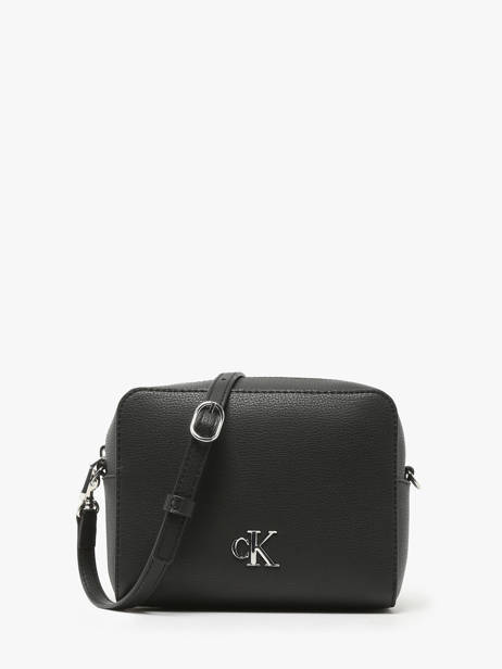 Sac Bandoulière Minimal Mono Polyester Recyclé Calvin klein jeans Noir minimal mono K612719