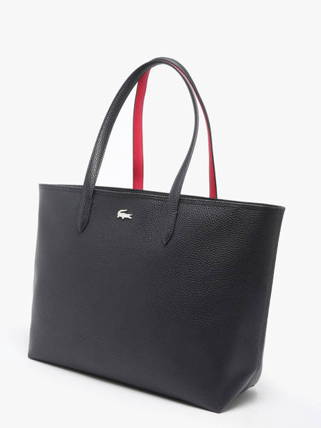 Cabas Anna Lacoste Bleu anna NF4823AA vue secondaire 2