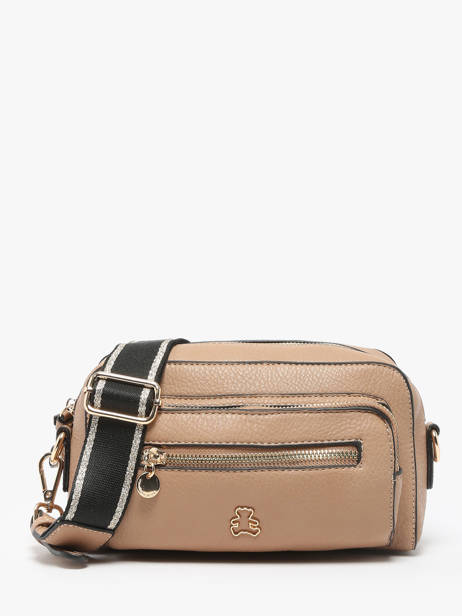 Sac Bandoulière Zip Lulu castagnette Beige zip WILLIAM