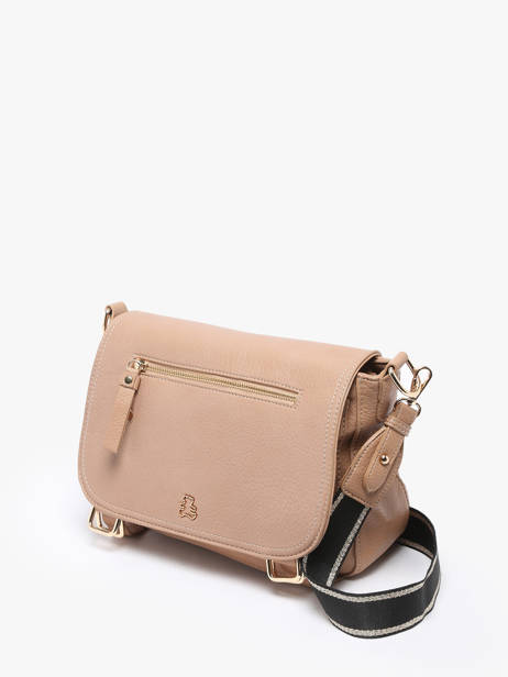 Sac Bandoulière Zip Lulu castagnette Beige zip TACO vue secondaire 1