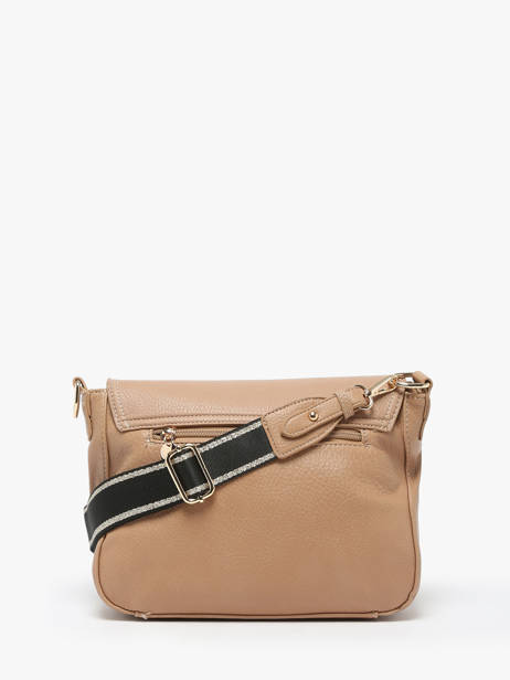 Sac Bandoulière Zip Lulu castagnette Beige zip TACO vue secondaire 3