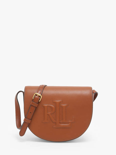 Sac Bandoulière Anstey Cuir Lauren ralph lauren Marron anstey 31950130