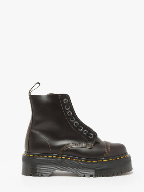 Bottines En Cuir Dr martens Marron unisex 31993302