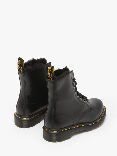 Bottines En Cuir Dr martens Noir women 26238021 vue secondaire 2