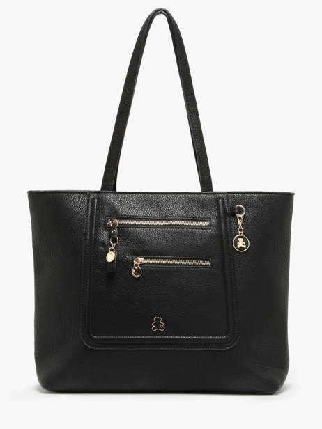 Cabas Zip Lulu castagnette Noir zip WILLIANA