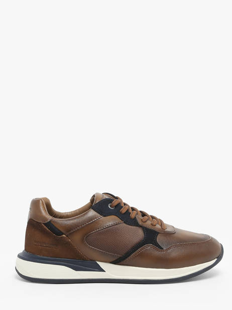 Sneakers Paillon En Cuir Redskins Marron men PAILLON