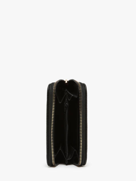 Porte-monnaie Porte-cartes Miniprix Noir grained 78SM2631 vue secondaire 1