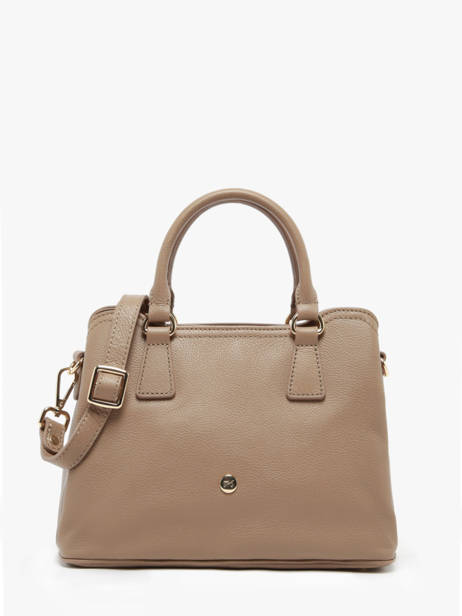 Sac Porté Main Luna Cuir Hexagona Marron luna 6820082