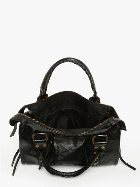 Sac Porté épaule Nine Cuir Milano Noir nine NI24092 vue secondaire 3