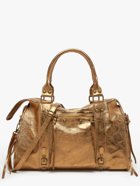 Sac Porté épaule A4 Nine Cuir Milano Or nine NI24093