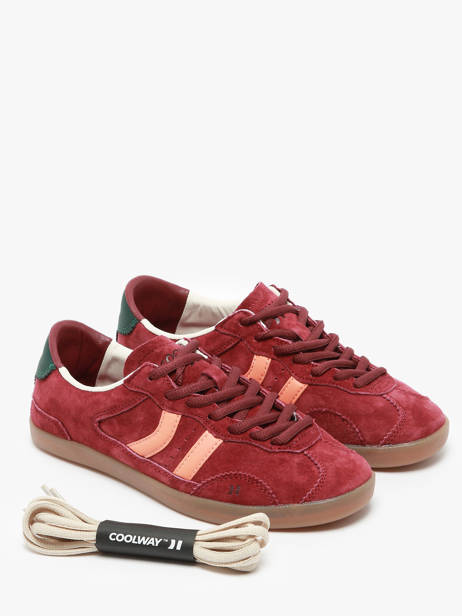 Sneakers Kizuna En Cuir Coolway Rouge women 7673168 vue secondaire 1