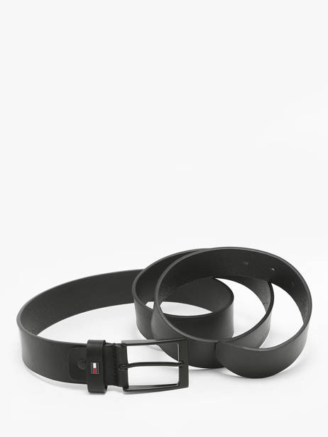 Ceinture Ajustable Tommy hilfiger Noir layton AM13157 vue secondaire 3